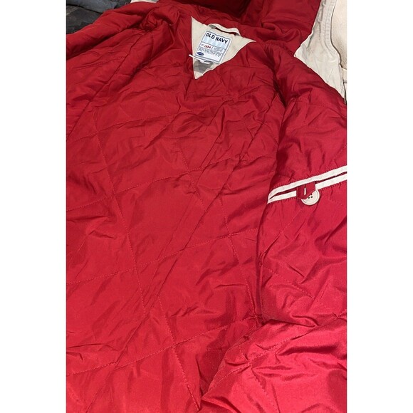 OLD NAVY HOODED JACKET 5 Pocket Zip/ BUTTON SZ MEDIUM - Picture 3 of 7